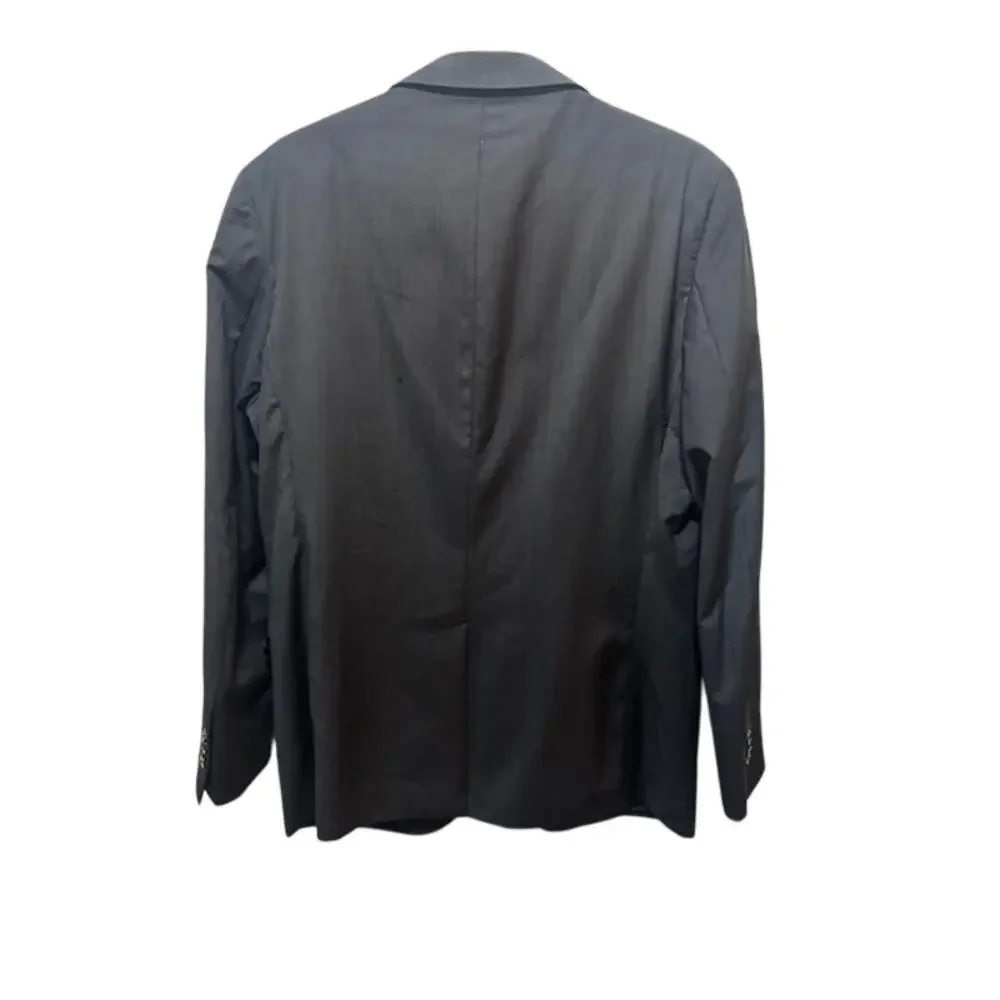 Massimo Dutti Extra Fine Wool Blazer Suit Jacket Sports Coat EU 52 / US 42 Gray